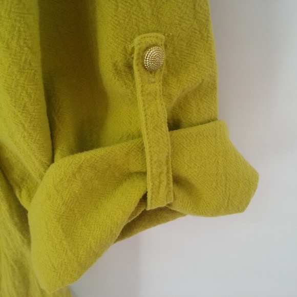 Susan Graver green embellished tunic - Picture 2 of 7